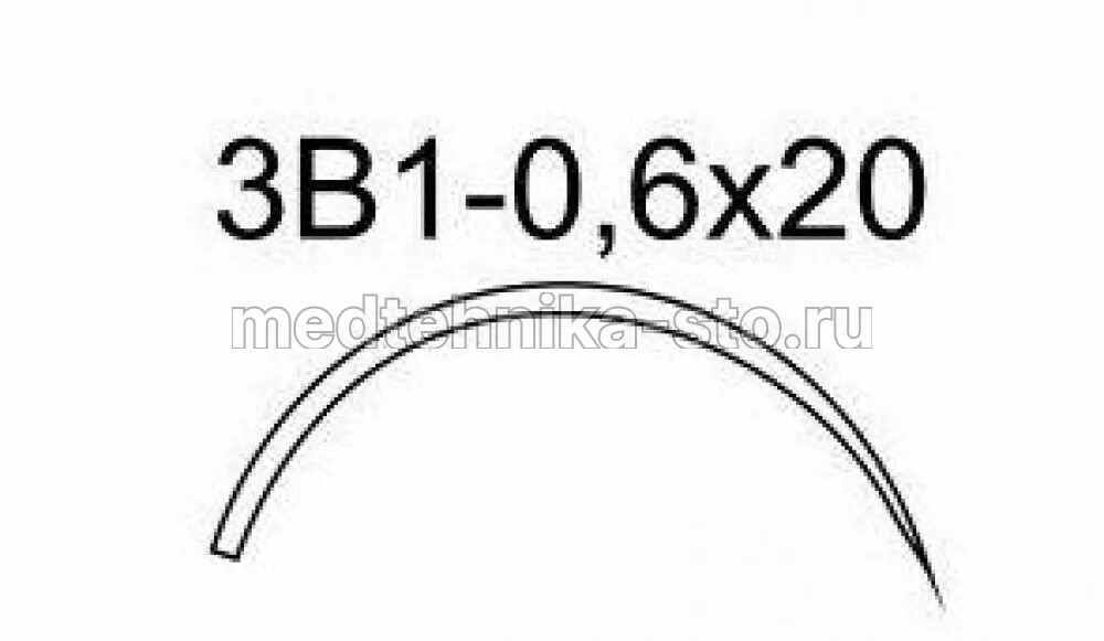 Игла хирургическая 3В1-0,6х20